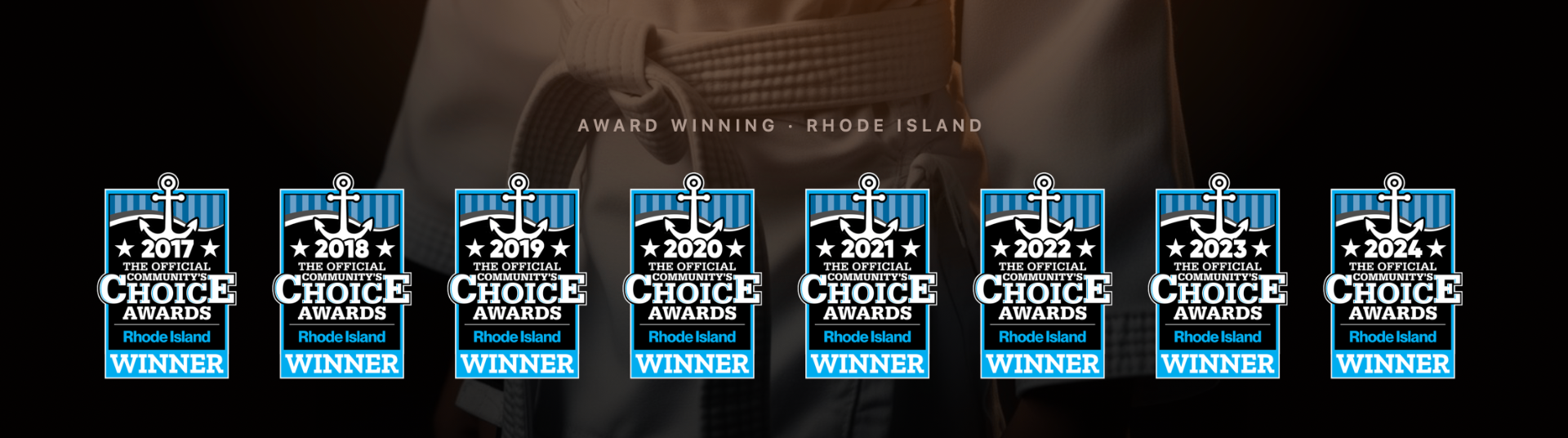 Award Winning Rhode Island — Community's Choice Awards Winner 2017 through 2024