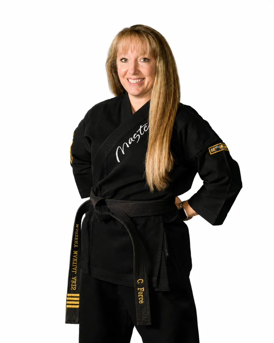 Mrs. Force, Chief Instructor at Mastery Martial Arts Coventry